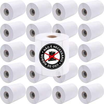 50 Rls Etiqueta 10x15 100x150 Térmica Serrilha Para Envios C