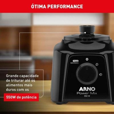 Liquidificador Arno Power Mix 550W Preto 220V