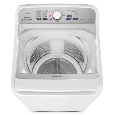 Máquina De Lavar Panasonic 15kg Sistema Ciclone NA-F150B1WA Branco 110V