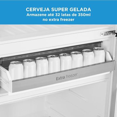 Geladeira Frost Free Duplex 491L Inverter Preta Midea MD-RT650EVKDX3 Bivolt