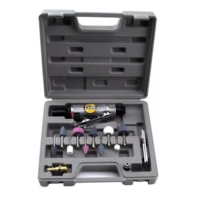 Kit Mini Retifica Pneumática Lixadeira C- Vários Acessórios
