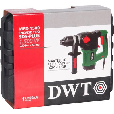 Martelete Perfurador-rompedor 1.500W Mpd 1500 Dwt 220V