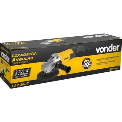 Lixadeira Angular 7'' 2000W Lav2007 Vonder 220V
