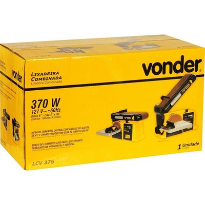 Lixadeira Combinada Lcv 375 Vonder 110V