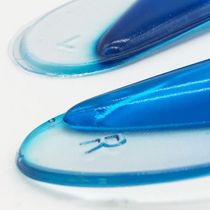 Par Palmilha Gel Arco Plantar Ortopedica Pe Chato Silicone Adesivo Medio