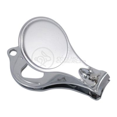 Cortador Unha Com Lixa Aço Inox Abridor Garrafa Redondo