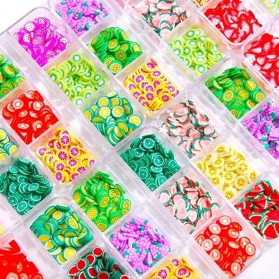 Adesivos De Unhas Frutas Saquinho Sortido Decoração Beleza