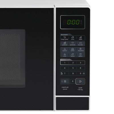 Micro-ondas 20l Branco Porta Preta Minuto Fácil Midea Mras22 - 220v