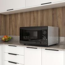 Forno Fogatti Elétrico Bancada Super New Black Kromanox 45 Litros Preto Com Kromanox 110V