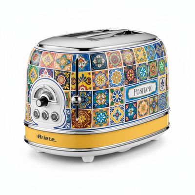 Torradeira Ariete Positano 155, 750W, 220V, Desligamento Automático, Estilo Vintage