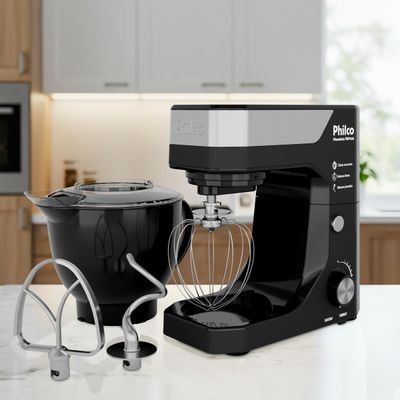 Batedeira Planetária Philco Concept 5L 900W Turbo PBP90A 220V
