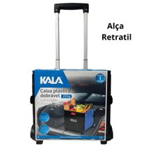 Caixa Carrinho Dobrável Rodas Compra Feira Mercado Kala 20Kg