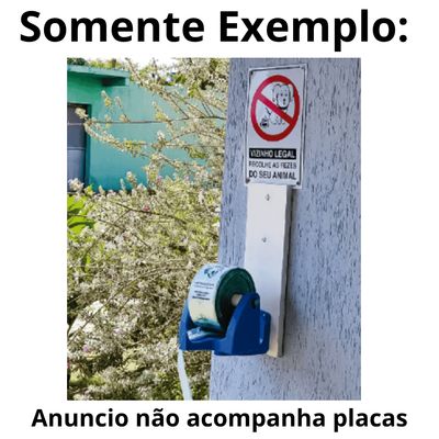 Suporte Para Bobina Fundo Estrela Parede + Bobina Saco Plasti
