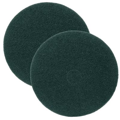 2 Disco Enceradeira Fibra Limpeza Removedor Verde 350m Betta