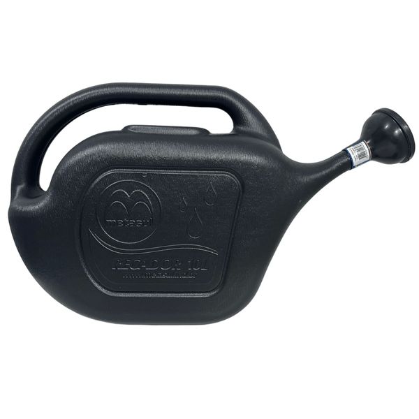 Regador Universal Plástico Preto 10 Litros Metasul
