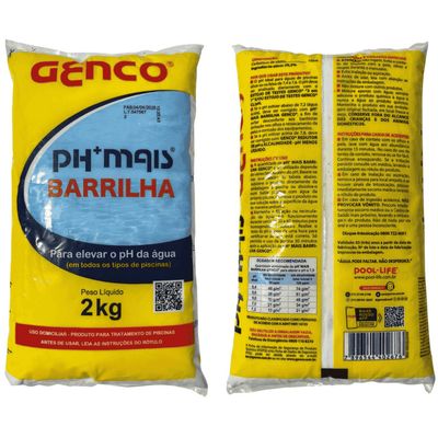Cloro Multiação Granulado Dicloro 10 K + Ph Mais 02 kg Genco