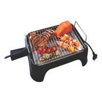Churrasqueira Elétrica 110v Preta Bandeja De Aluminio Alfa Preto