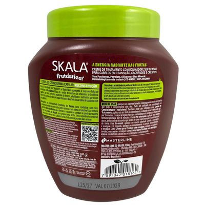 Kit Skala Creme 01 kg Cacau + Shampoo + Condicionador