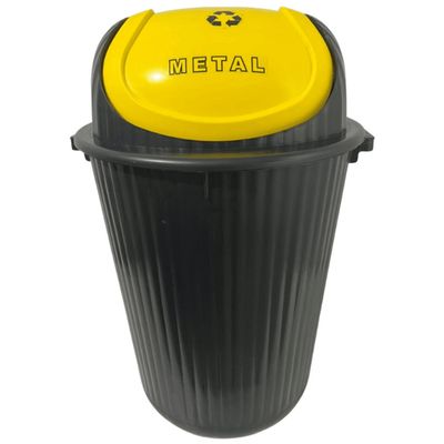 Conjunto Lixeira Para Reciclagem Colorida 56 Lt Antares 04 U