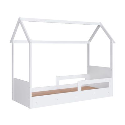 Cama Infantil Montessoriana Solteiro Branco Completa Móveis