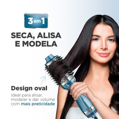 Escova Secadora Mondial Azul 1200W ES-28 Bivolt