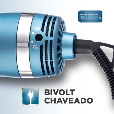 Escova Secadora Mondial Azul 1200W ES-28 Bivolt