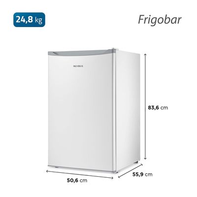 Frigobar Mondial 120L Porta Reversível Branco FGB-01-W120 127V
