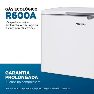 Freezer Horizontal 308L Mondial Branco - FHZ-01-W320 127V