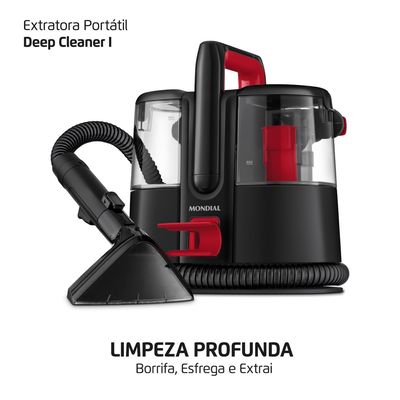 Extratora e Higienizadora Portátil Deep Cleaner I Mondial 1650W - EXP-01-R 127V