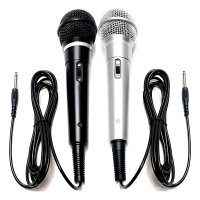 Conjunto 2 Microfones Dinâmicos Profissionais Conexão P10