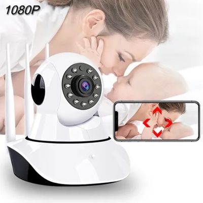 Câmera Ip 3 Antenas Wifi Wireless 3 Geração Visão Noturna e Alerta de Movimento