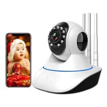 Câmera Ip 3 Antenas Wifi Wireless 3 Geração Visão Noturna e Alerta de Movimento