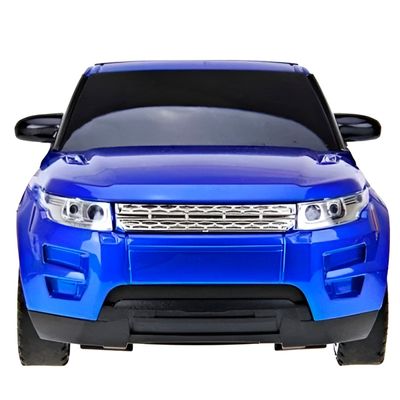 Mini Caixa de Som Portátil Formato Carro SUV Música - Caixa de Som Automotiva WS-389 com LEDs e 10W de Potência Cor:Azul