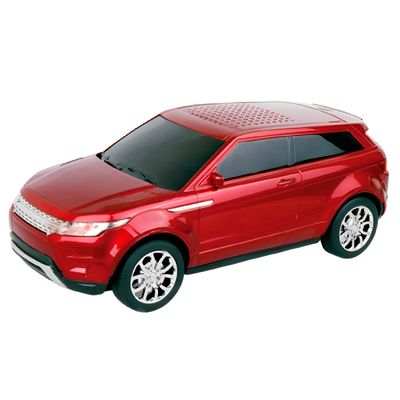 Mini Caixa de Som Portátil Formato Carro SUV Música - Caixa de Som Automotiva WS-389 com LEDs e 10W de Potência Cor:Azul