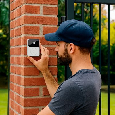 Campainha Externa Interfone Inteligente Áudio Vídeo - Atenda de Qualquer Lugar