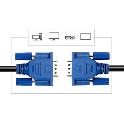 Cabo VGA Macho para Macho Monitor Vídeo Extensor 5m