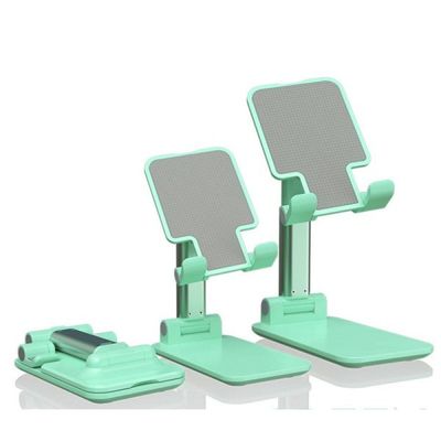 Suporte Retrátil Ajustável Para Celular Tablet Ipad de Mesa - Cor:Rosa