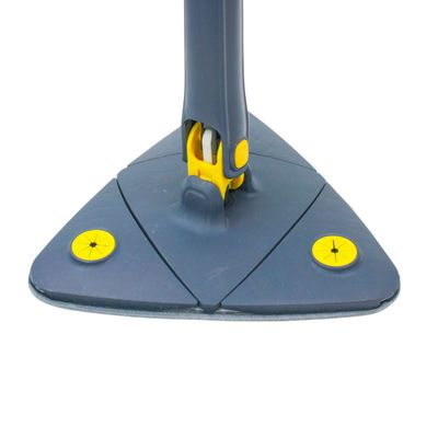 Mop Triangular Rodo Limpeza Giratório Ajustável Retrátil Refil