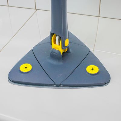Mop Triangular Rodo Limpeza Giratório Ajustável Retrátil Refil