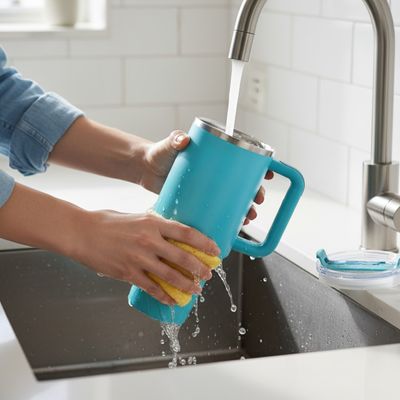Copo Térmico Estilo Quencher 1200ml Inox Portátil Canudo Cor:Rosa