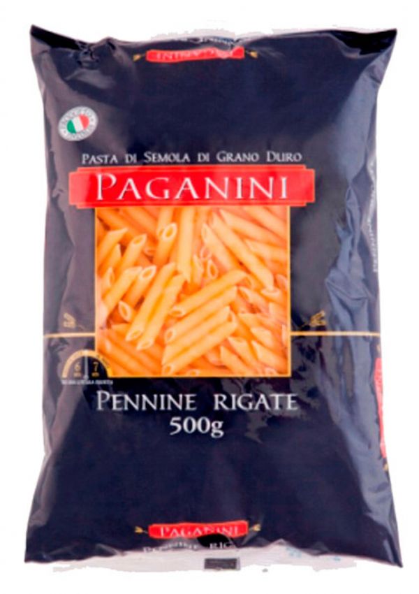 MACARRÃO PAGANINI PENNINI RIGATE 500G