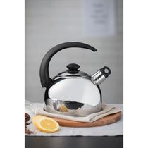 Chaleira Tramontina com Apito em Aço Inox Cabo Preto 3 L