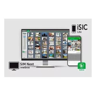 Kit Intelbras 6 Cameras de Segurança Full Color 3220 Fc+ Audio, Dvr 1108c C/1tb
