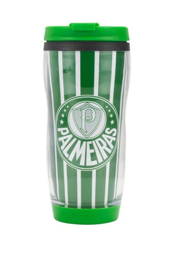 Copo Térmico Com Tampa Palmeiras 350ml