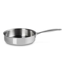 FRIGIDEIRA LE CREUSET SAUTE SIGNATURE 3-PLY EM AÇO INOX 24CM 96600124000000