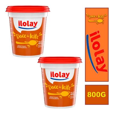 2 Pote De Doce De Leite Argentino Ilolay 400g Original