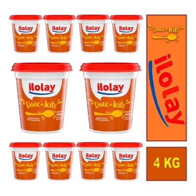 10 Pote De Doce De Leite Argentino Ilolay 400g Original
