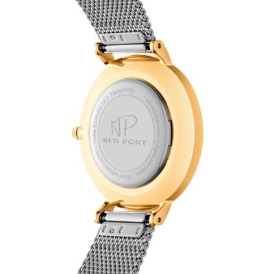 Relógio Feminino Analógico Casual 32mm + Bracelete Prateado