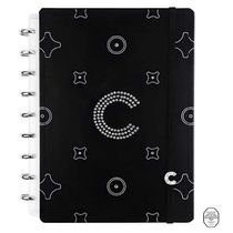 CADERNO INTELIGENTE M MONOGRAM BLACK CRYSTALS BY SWAROVSKI