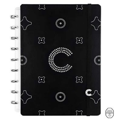 CADERNO INTELIGENTE M MONOGRAM BLACK CRYSTALS BY SWAROVSKI
